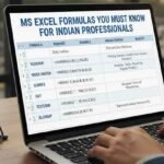 MS Excel Formulas You Must Know for Indian Professionals